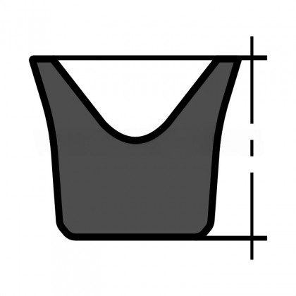 Сальник Манжета гидравлическая 12х18х4 UNP резиновая