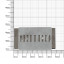 Украшение мулька 50x25 мм никель полированный МО226