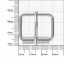 Пряжка со шпиньком 25x20 мм 3 мм никель роллинг Р