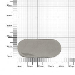 Украшение мулька 44x19 мм никель полированный 4755