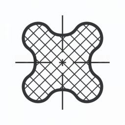 Кольцо Х-образное резиновое 39.34?2.62 мм