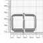 Пряжка со шпиньком 32x19 мм 4 мм никель роллинг D