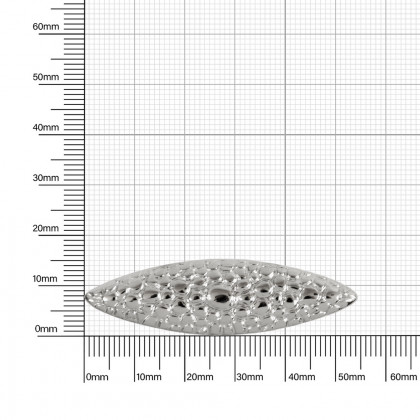 Украшение мулька 54x15 мм никель полированный 10017