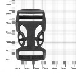 Застежка фастекс 30 мм черная НPA043