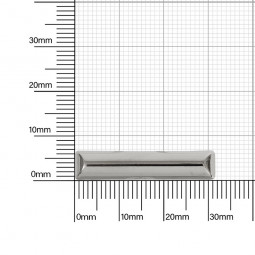 Украшение мулька 45x10 мм никель полированный 7282