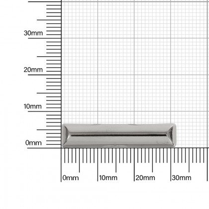 Украшение мулька 45x10 мм никель полированный 7282