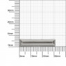 Украшение мулька 45x10 мм никель полированный 7282