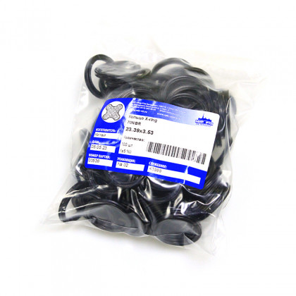 Кольцо Х-образное резиновое 23.39х3.53 мм