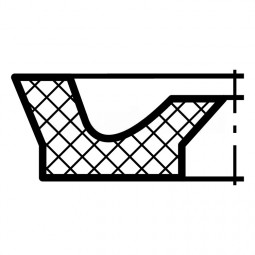 Сальник Манжета пневматическая 2-032-3