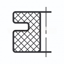 Втулка резиновая кабельная 6.3х18х10 под т.1.5 d> 12 мм