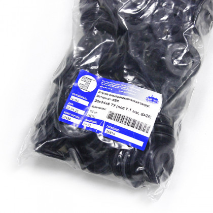 Втулка резиновая кабельная 20х34х6 под т.1 d> 26 мм