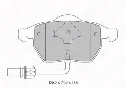 Колодки тормозные передние комплект Бриллианс M2 2006-2012 Колодки тормозные передние комплект Бриллианс M2 2006-2012