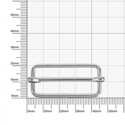 Пряжка 40x15 мм никель 2,8 мм D