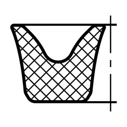 Сальник Манжета воротниковая 130х160х15