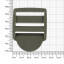 Пряжка трехщелевая регулировочная 40 мм хаки M06