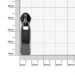 Бегунок для молнии тип 5 витая никель темный   5289
