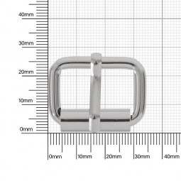 Пряжка со шпиньком 25x15 мм 4,3 мм никель роллинг 515-25,7 D