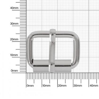 Пряжка со шпиньком 25x15 мм 4,3 мм никель роллинг 515-25,7 D