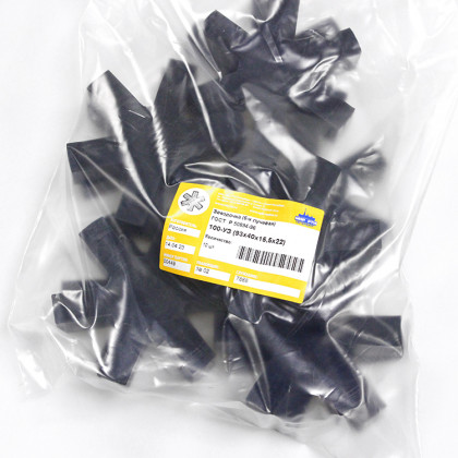 Звездочка резиновая 6-лучевая 100-УЗ