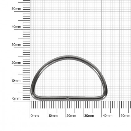 Полукольцо 38-39 мм блек никель  2,5 мм D