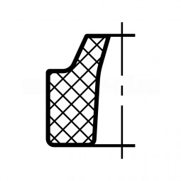 Пыльник-грязесъемник 2-45-4