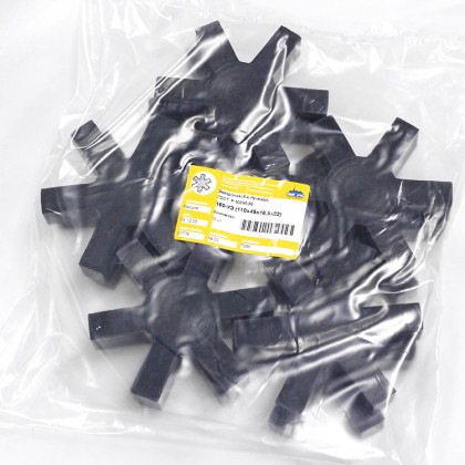 Звездочка резиновая 6-лучевая 160-УЗ