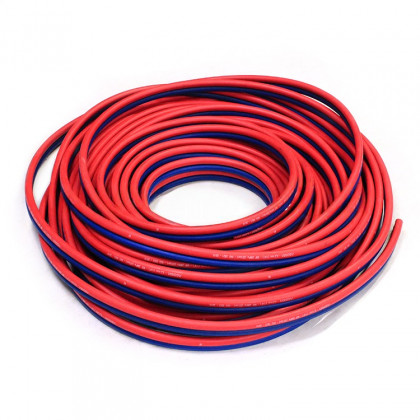 Шланг Рукав сварочный сдвоенный d6.3 мм красно-синий