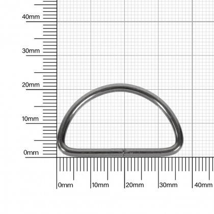 Полукольцо 30-31 мм блек никель  2,5 мм D