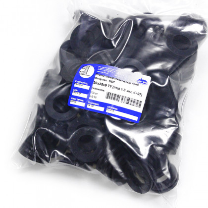 Втулка резиновая кабельная 20х35х9 под т.3 d> 27 мм