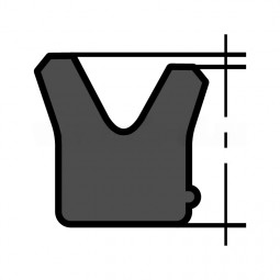 Сальник Манжета гидравлическая 105х115х11.5 K33 полиуретан