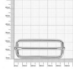 Пряжка 51x16 мм никель 4 мм D
