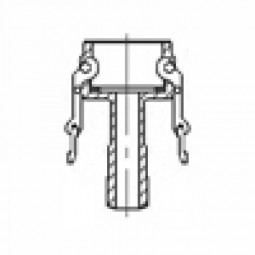Камлок полипропилен 1/2 12.5мм тип С