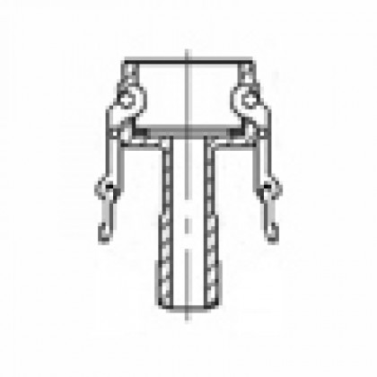 Камлок полипропилен 1/2 12.5мм тип С