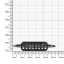 Украшение мулька 32x7 мм никель полированный А530 17744/7382