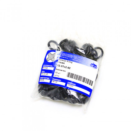 Кольцо Х-образное резиновое 12.37х2.62 мм