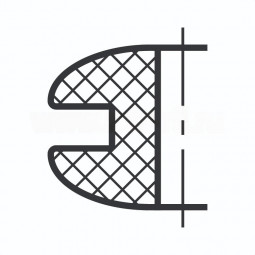 Втулка резиновая кабельная 19х29х8 под т.2 d> 21 мм