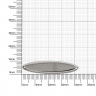 Украшение мулька 43x11 мм никель полированный А531 7383