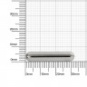 Украшение мулька 32x7 мм никель полированный А511 7387
